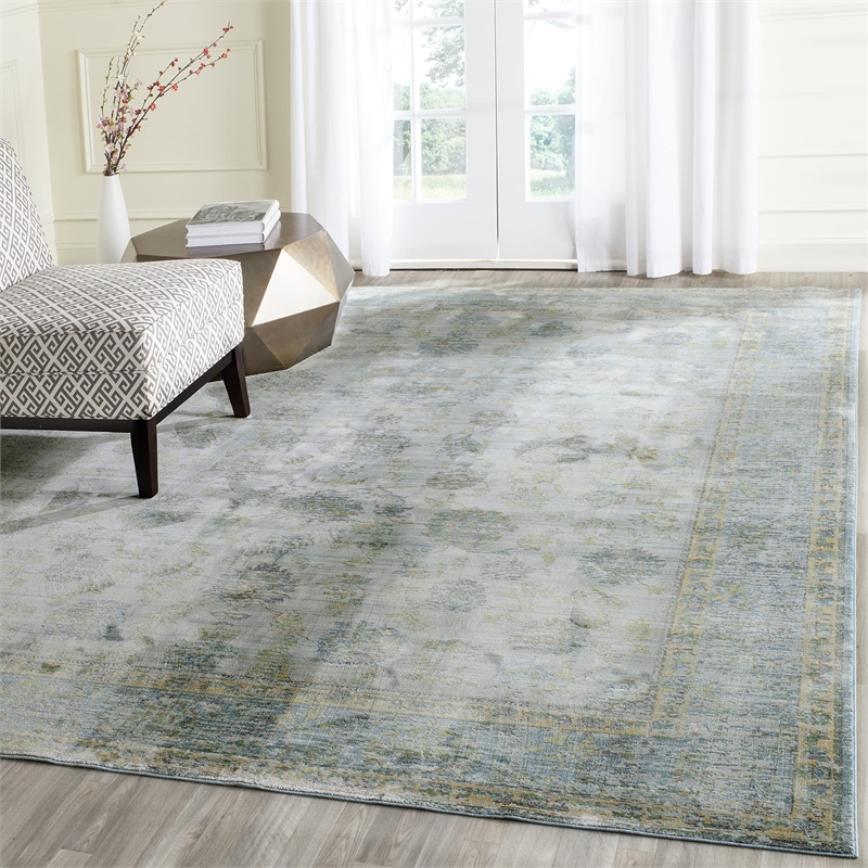 Safavieh Valencia 8' x 10' Rug in Pink and Gold