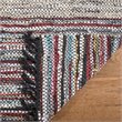 Safavieh Vintage 6' Square Hand Woven Leather Rug in Beige and Red