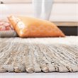Safavieh Vintage 2' x 3' Hand Woven Leather Rug in Beige