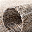 Safavieh Vintage 6' Square Hand Woven Leather Rug in Beige