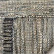 Safavieh Vintage 3' x 5' Hand Woven Leather Rug in Gray
