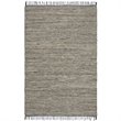 Safavieh Vintage 8' x 10' Hand Woven Leather Rug in Gray