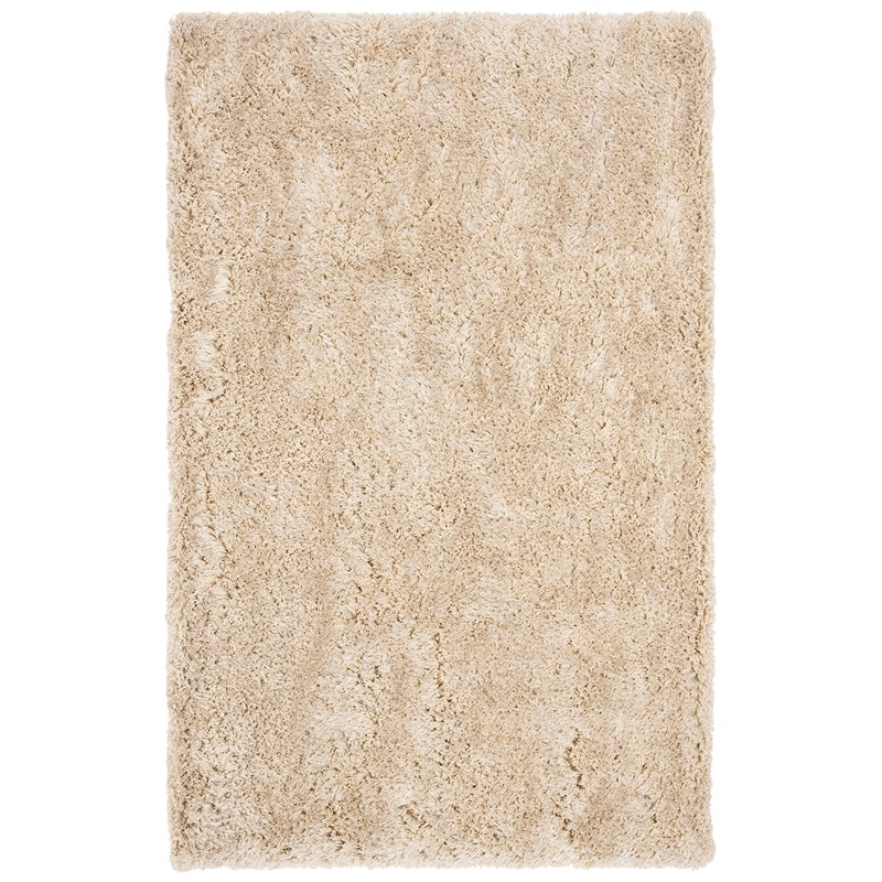 Safavieh Atlantic 4' x 6' Hand Tufted Shag Rug in Beige