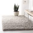 Safavieh Atlantic 5' x 8' Hand Tufted Shag Rug in Silver