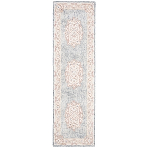 Safavieh Aubusson 2'3&quot x 8' Hand Tufted Wool Runner Rug in Blue