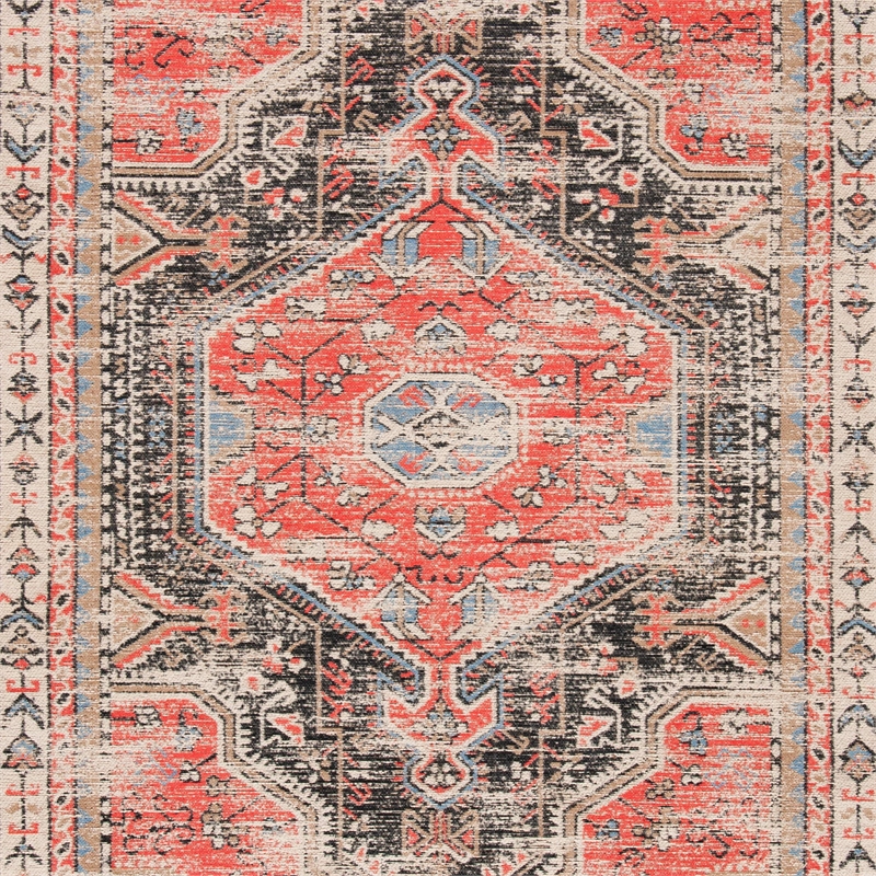 Safavieh Classic Vintage 5' x 8' Rug in Red and Charcoal