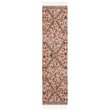 Safavieh Farmhouse 2' x 8' Runner Rug in Taupe and Navy