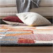 Safavieh Farmhouse 8' x 10' Rug in Orange and Navy