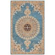 Safavieh Heritage 8' x 10' Hand Tufted Wool Rug in Blue and Beige