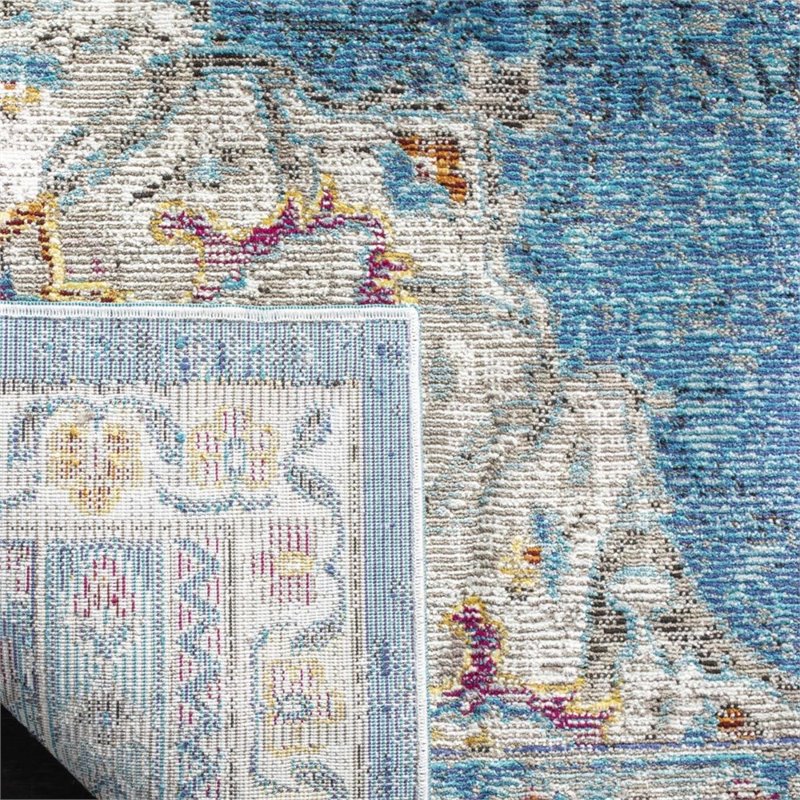 Safavieh Aria 3' x 5' Rug in Navy and Ivory