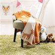 Safavieh Titan Throw Blanket in Orange