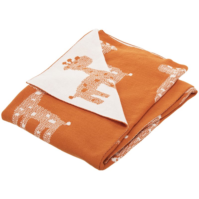 Safavieh Titan Throw Blanket in Orange