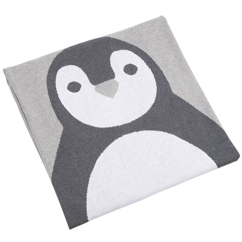 Safavieh Olly Throw Blanket in Gray and White