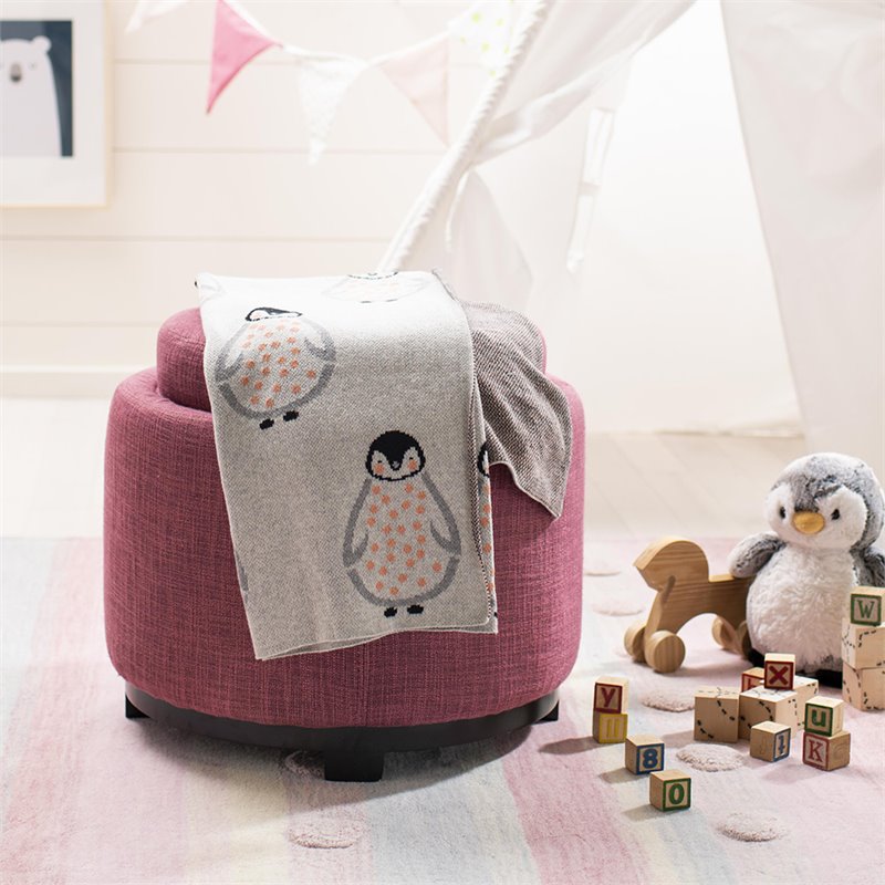Safavieh Ozzie Throw Blanket in Gray