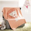 Safavieh Lenny Throw Blanket in Orange
