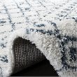 Safavieh Berber 8' x 10' Shag Rug in Cream and Blue