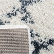 Safavieh Berber 8' x 10' Shag Rug in Cream and Blue