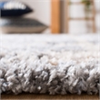 Safavieh Berber 8' x 10' Shag Rug in Gray and Cream