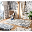 Safavieh Berber 8' x 10' Shag Rug in Gray and Cream