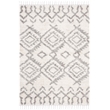 Safavieh Berber 8' x 10' Shag Rug in Cream and Gray
