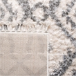 Safavieh Berber 8' x 10' Shag Rug in Cream and Gray