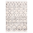 Safavieh Berber 9' x 12' Shag Rug in Cream and Gray