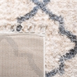 Safavieh Berber 8' x 10' Shag Rug in Cream and Gray