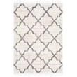 Safavieh Berber 9' x 12' Shag Rug in Cream and Gray