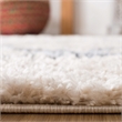 Safavieh Berber 9' x 12' Shag Rug in Cream and Gray
