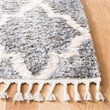 Safavieh Berber 9' x 12' Shag Rug in Gray and Cream