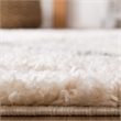 Safavieh Berber 8' x 10' Shag Rug in Cream and Gray