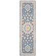 Safavieh Blossom 6' Round Hand Tufted Wool Rug in Navy