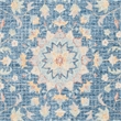 Safavieh Blossom 6' Round Hand Tufted Wool Rug in Navy
