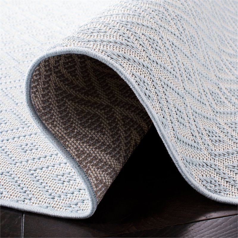 Safavieh Bermuda 9' x 12' Rug in Light Blue and Cream