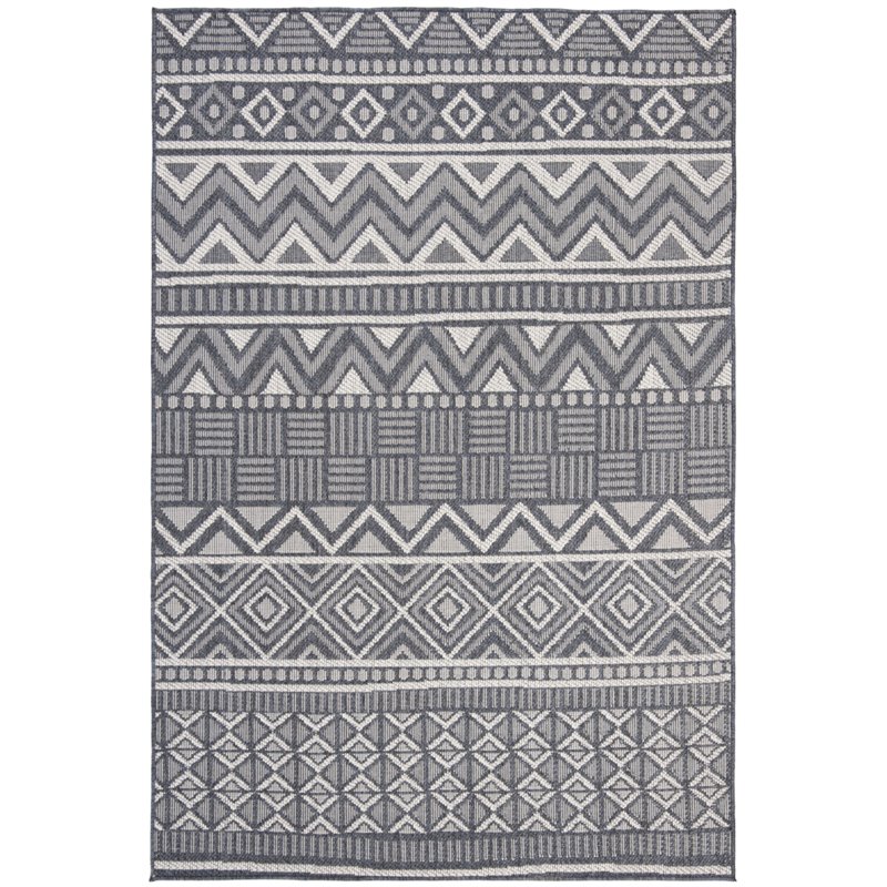 Safavieh Bermuda 9' x 12' Rug in Navy and Creme