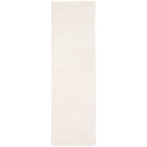 Safavieh Fontana 2'3&quot x 8' Shag Runner Rug in Ivory