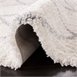 Safavieh Fontana 9' x 12' Shag Rug in Cream and Gray