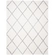 Safavieh Fontana 9' x 12' Shag Rug in Cream and Gray
