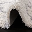 Safavieh Fontana 4' x 6' Shag Rug in Cream and Gray