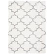 Safavieh Fontana 4' x 6' Shag Rug in Cream and Gray