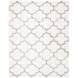 Safavieh Fontana 9' x 12' Shag Rug in Cream and Gray