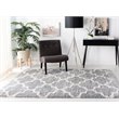 Safavieh Fontana 4' x 6' Shag Rug in Gray and Cream