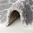 Safavieh Fontana 9' x 12' Shag Rug in Gray and Cream