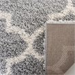 Safavieh Fontana 9' x 12' Shag Rug in Gray and Cream