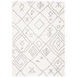 Safavieh Fontana 4' x 6' Shag Rug in Cream and Gray