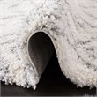 Safavieh Fontana 9' x 12' Shag Rug in Cream and Gray