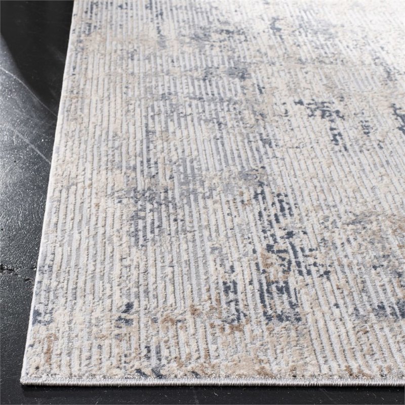 Safavieh Invista 4' x 6' Rug in Cream and Charcoal