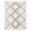 Safavieh Pro Lux 9' x 12' Shag Rug in Cream and Blue