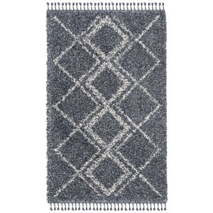 Safavieh Pro Lux 5' x 8' Shag Rug in Cream and Blue