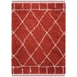 Safavieh Pro Lux 8' x 10' Shag Rug in Rust and Creme